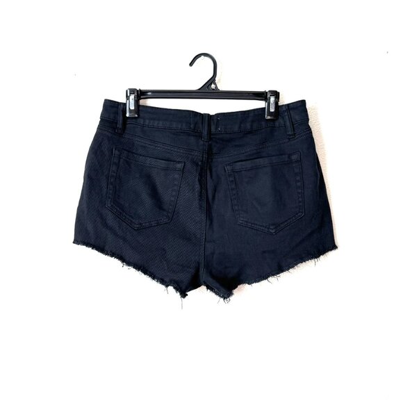 Ashley Mason Distressed High Rise Black Shorts | Size 13 - Picture 6 of 6